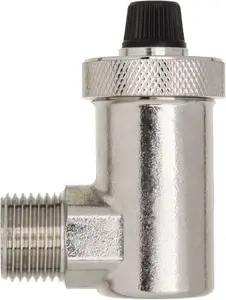 INVENA CO-15-015 Automatic Angled Air Vent 1/2" Nickel