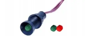 Simet LED indikatora gaisma 230V ar 5 mm lēcu Klp5GR/230V