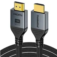 PREMIUMCORD Ultra HD HDMI 2.2 Cable 1.5m 16K@60Hz 8K@240Hz 4K@480Hz Gold-Plated