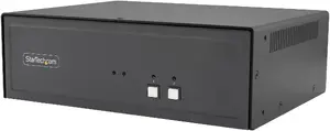 StarTech Secure 2-Port KVM Switch CK4-P102C DisplayPort 4K 60Hz NIAP 4.0 Desktop Metal Housing CAC