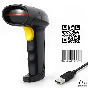 QOLTEC 1D 2D QR EAN USB Barcode Scanner CMOS Imager 640x480px 60 scans/s Plug&Play
