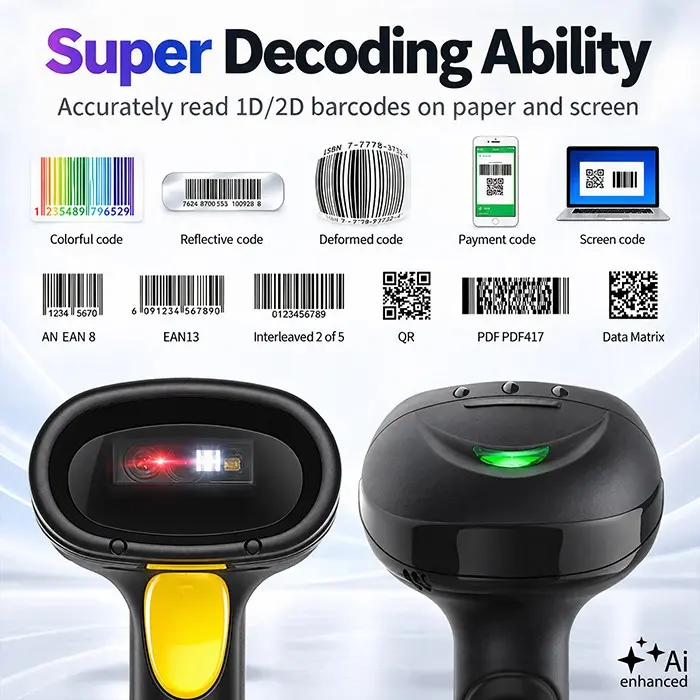 QOLTEC 1D 2D USB Barcode Scanner CMOS Imager Photo 6