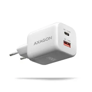 AXAGON ACU-PQ100W Сетевое зарядное устройство GaN 100Вт USB-C и USB-A Белый