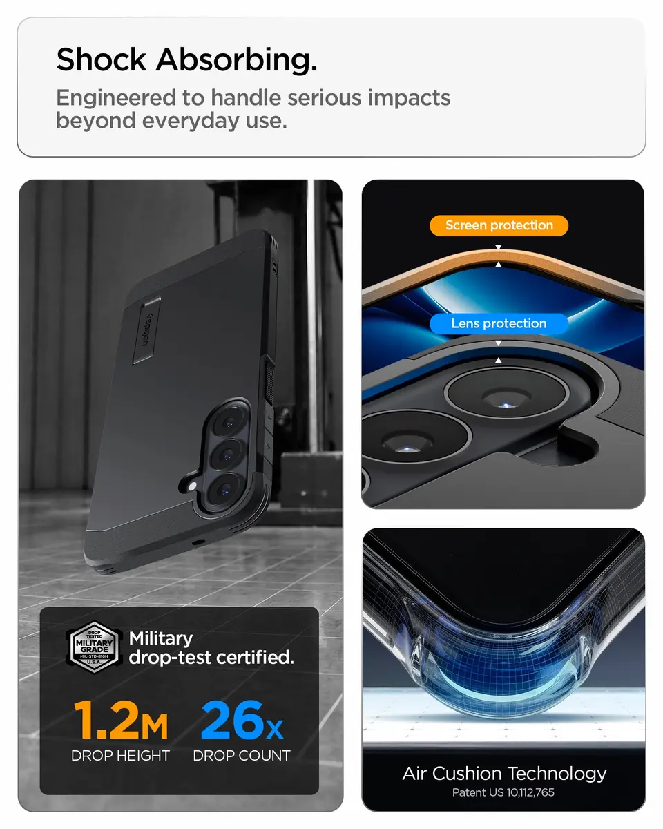 Spigen Tough Armor Mag Fit Galaxy S26 FE Viedtālruņa vāciņš Melns Photo 9