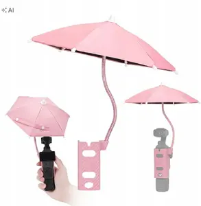 JJC Parasolka Parasol Osłona Ochrona Na Deszcz Słońce Do Dji Osmo Pocket 3 / 4 / 4p / Spu-op / Różowy (SB12414)