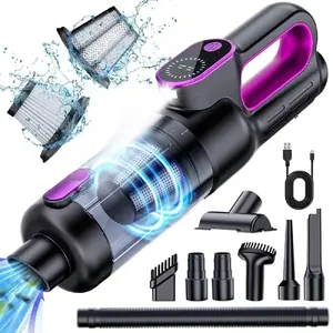 Trusty Cordless Handheld Vacuum Cleaner Black