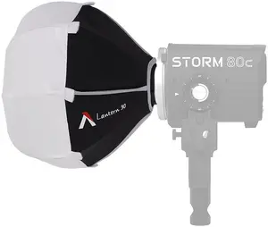 Aputure Lantern 30 Sfēriskais softbokss 30 cm diametrs 390 mm augstums melns saderīgs ar STORM 80c