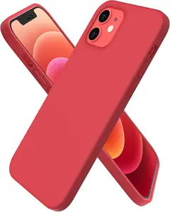 Riff Liquid Back Case for Xiaomi Redmi 17C 4G / Redmi 14C / Redmi A4 / Poco C75 Red with Precise Cut-Outs and Covered Buttons