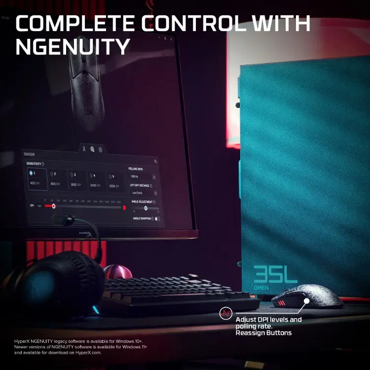 HyperX Pulsefire Haste 3 Pro Bezvadu spēļu pele Photo 9