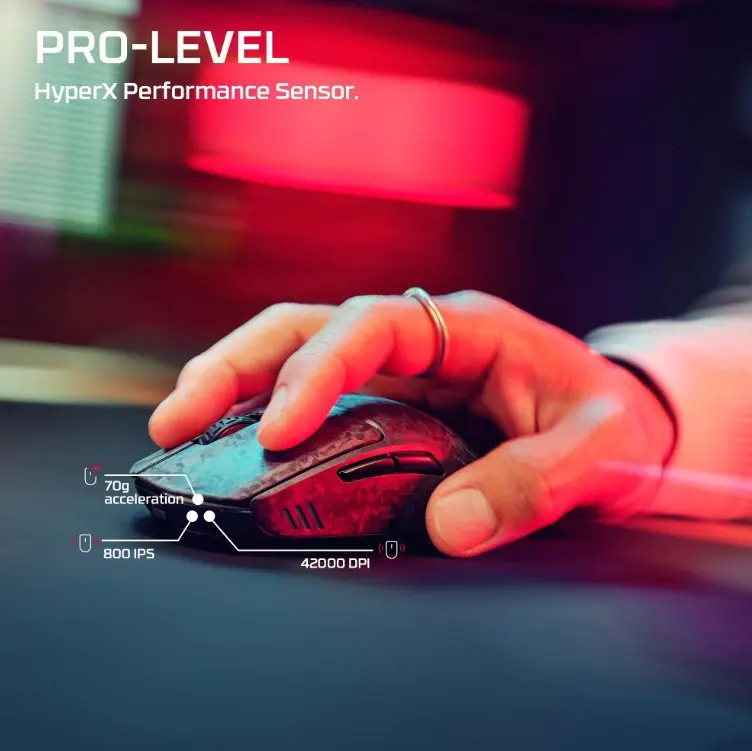 HyperX Pulsefire Haste 3 Pro Bezvadu spēļu pele Photo 13