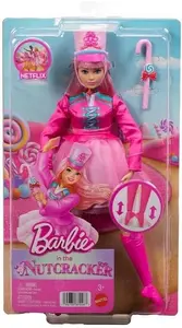 MATTEL Barbie in the Nutcracker Daisy Ballerina Leļļu 400 mm Daudzkrāsu ar locītavām potītēs un konfekšuniedres zizli