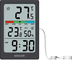 Sencor SWS 1600 Weather Station with Indoor and Outdoor Temperature Monitoring