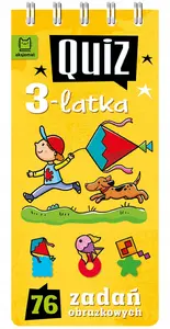 Aksjomat Quiz 3-latka izglītojoša attēlu uzdevumu grāmata 3 gadus veciem bērniem ar 76 uzdevumiem