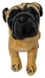 Swede Pluszak pug dog plush toy EDUKAMP