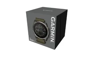 GARMIN Enduro 4 viedpulkstenis ar tumši olīvzaļu ComfortFit auduma siksniņu