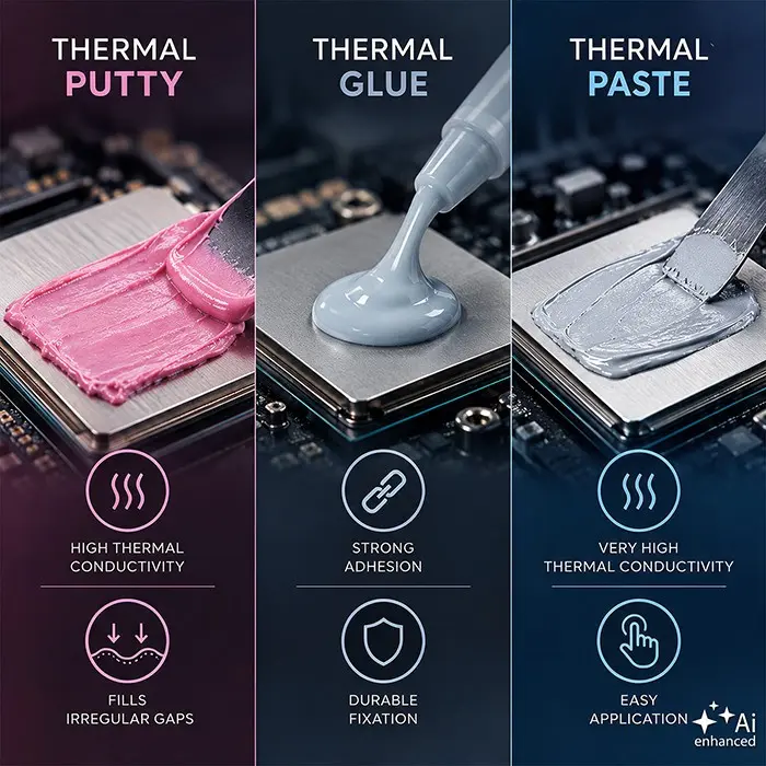 Qoltec Thermal Putty 4 W/m-K 100g Pink Thermal Compound Photo 8