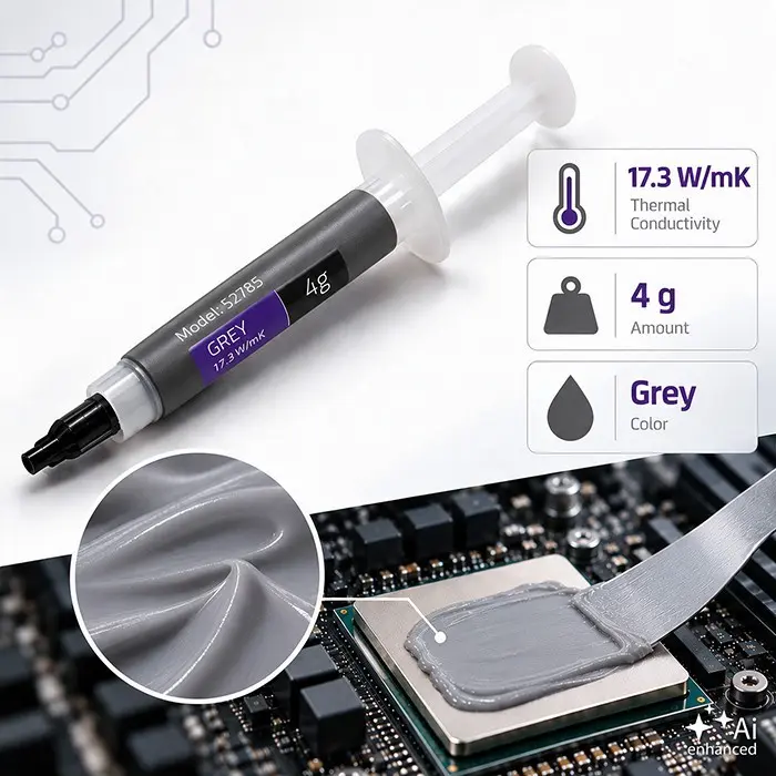 QOLTEC Thermal Grease 17.3W mK 4g Grey Photo 3