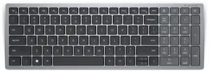 Dell Pro Plus Compact Tastatūra KB740 Bezvadu RF Bluetooth Krievu QWERTY Pilna izmēra Šķērveida Pelēka Melna