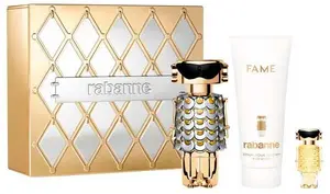 Paco Rabanne Fame Eau de Parfum 80 ml with Body Lotion 100 ml and Miniature 4 ml