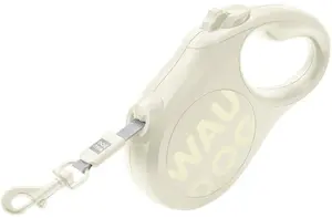 Waudog retractable leash Monochrome White S up to 15 kg 5 m