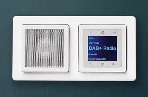 Hager Radio Touch DAB+ Bluetooth White Gloss