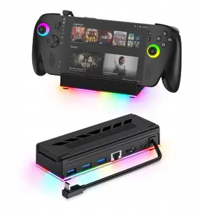 JYS Stacja dokująca do Steam Deck OLED ASUS ROG Xbox Ally X HDMI 4K PD 100W RGB / JYS-X161-v2