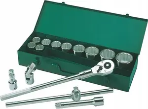 Sata ST09015SJ 15 daļu 3/4 collu uzgriežņu atslēgu komplekts
