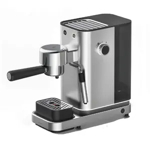 WMF Consumer Electric 0412360011 Эспрессо-кофемашина ручная 1400 Вт нержавеющая сталь 2 чашки для молотого кофе настольная