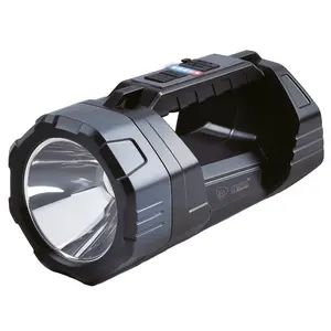 GSC evolution Solar LED Flashlight USB Rechargeable 200lm 5W ABS Black IP20