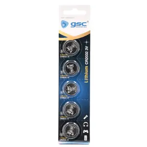GSC evolution CR2032 Litija monētu baterija 3V 5 gabalu blisteris