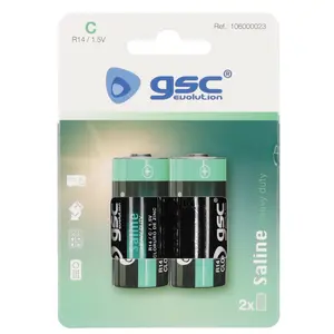 GSC evolution Heavy Duty R14 C Baterija 1.5V 2gb blisterī
