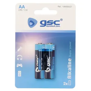 GSC evolution sārmu baterija LR6 AA 1.5V 2gb blisterī