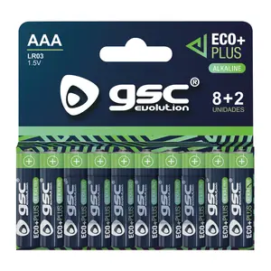 GSC EcoPlus Sārma baterija LR03 AAA 1.5V 10gab