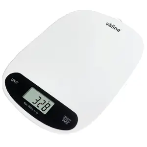 Bolcek Digital Kitchen Scale 5kg CR2032 3V Glass Platform LCD Display Tare Function
