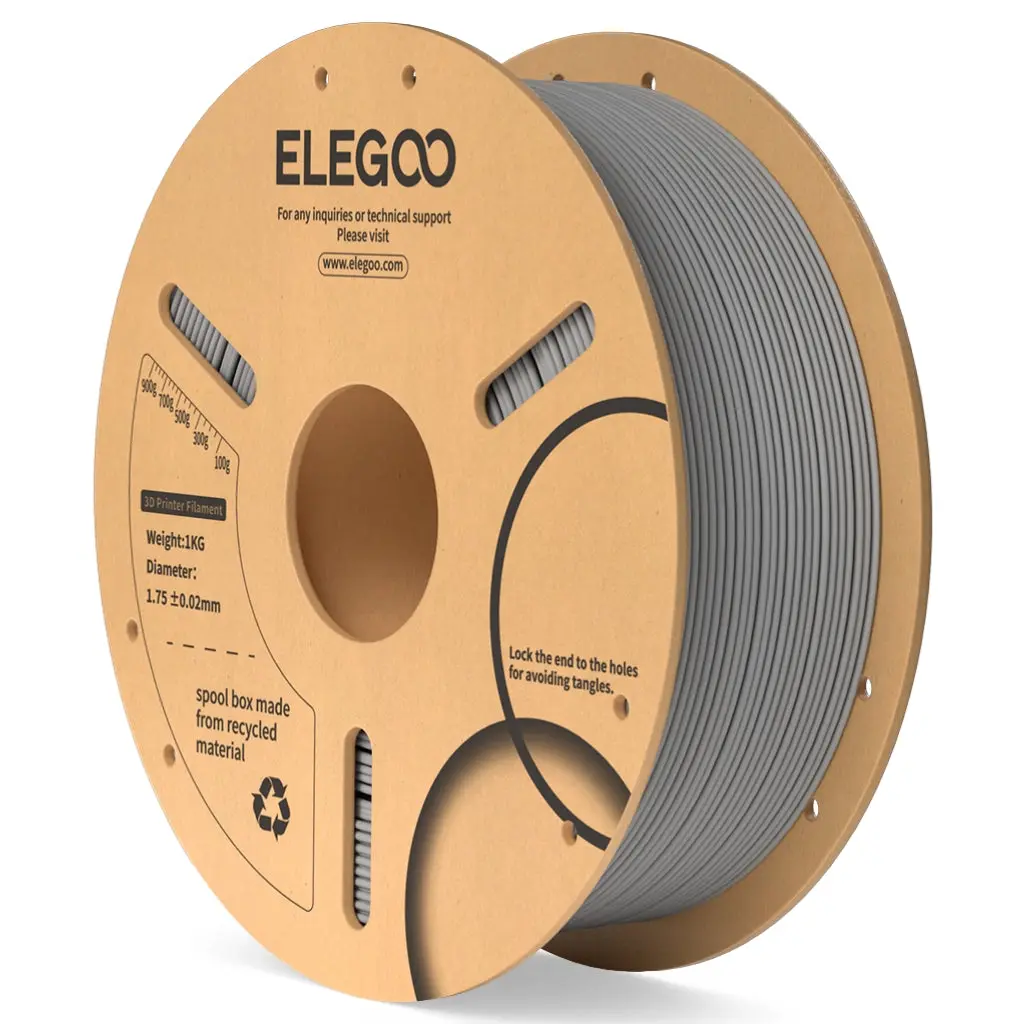 Elegoo PLA 3D kvēldiegs kosmosa pelēks