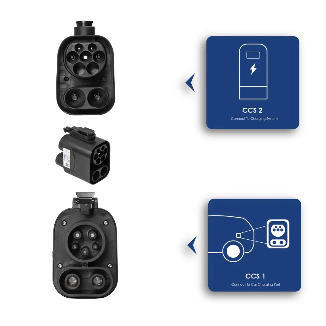 Akyga AK-SC-E19 Charging Cable Adapter CCS Combo 1 CCS Combo 2 Photo 3
