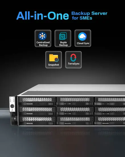 TerraMaster U12-500 Plus NAS Rack 2U Intel Core i7 Photo 5