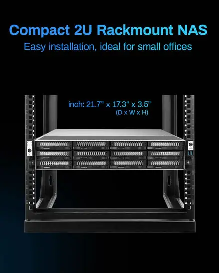 TerraMaster U12-500 Plus NAS Rack 2U Intel Core i7 Photo 8