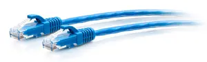Cables2Go 30127 0.9m Cat6a UTP Slim Ethernet Patch Cable Blue RJ-45