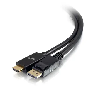 Cables2Go DisplayPort uz HDMI adaptera kabelis CG54433 1.83 m Vīrietis pret Vīrieti 4K 30Hz Melns