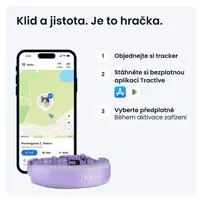 Tractive CAT 6 Mini GPS Tracker Lavender Photo 8