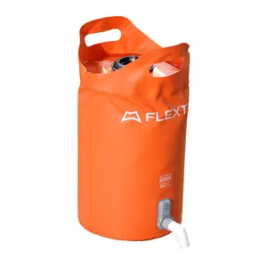 Flextail Water bucket-O Pressure Water Bucket Orange ABS Plastic 860g 279x520mm Outdoor Camping