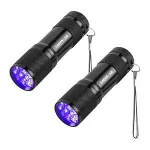 Lepro O1100007-2 UV LED lukturīšu komplekts 395nm 200 lumeni alumīnijs IPX4 2 gab.