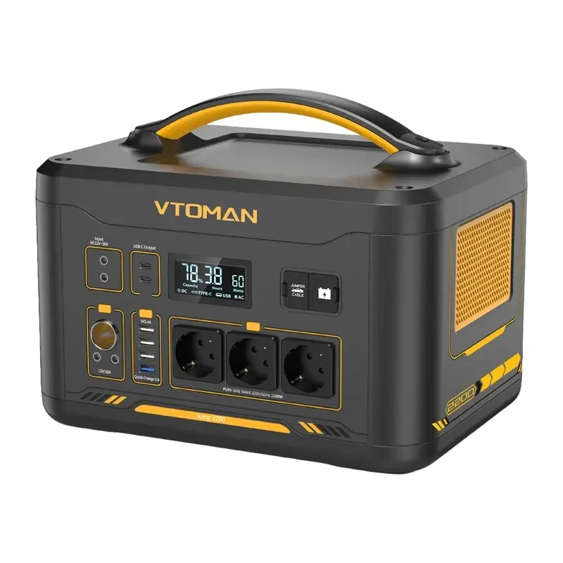 VTOMAN Jump 2200 Pārnēsājama Elektrostacija 1548Wh 2200W Photo 4