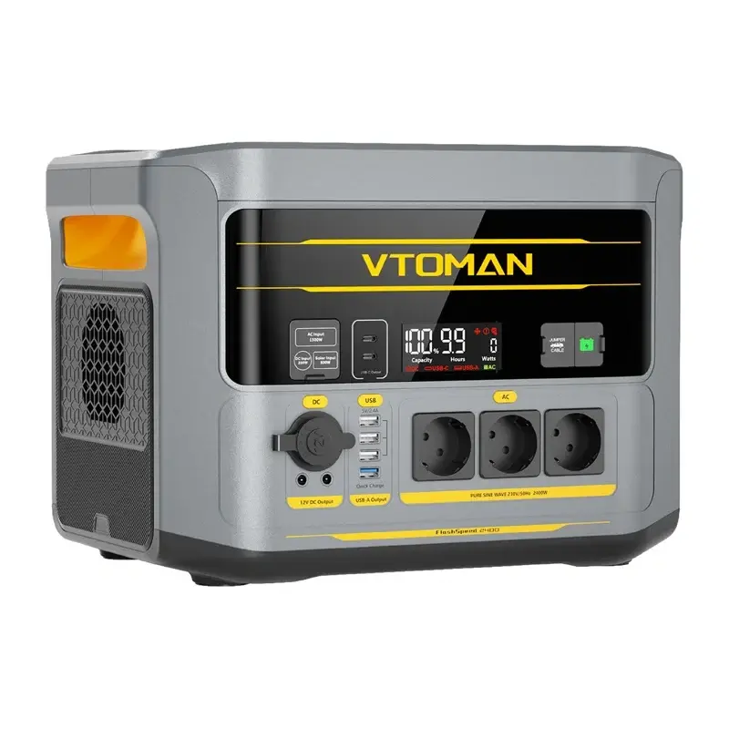Портативная электростанция VTOMAN FlashSpeed 2400 1408Вт·ч 2400Вт Photo 3