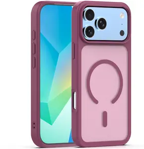 Mocco protective case for Apple iPhone 17 Pro and iPhone 18 Pro MagSafe Matt TPU PC 2 mm 2500 Gs