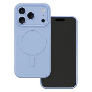 Mocco Simple Color Mag phone case for Apple iPhone 17 Pro and iPhone 18 Pro with MagSafe compatibility and soft interior lining