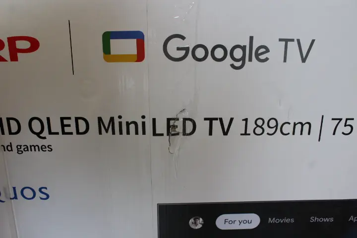Телевизор Sharp 75JP7265E 75 Дюймов 4K QLED MiniLED Google Photo 2