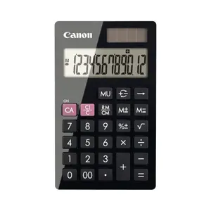 Canon LS-12H Desktop Basic Calculator 12 Digits Battery Solar Black