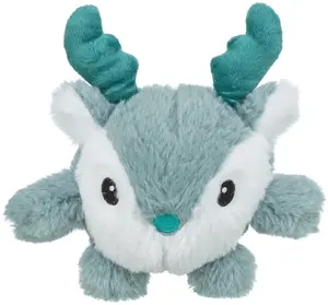 Рождественская плюшевая игрушка круглый олень Trixie 18 см для собак